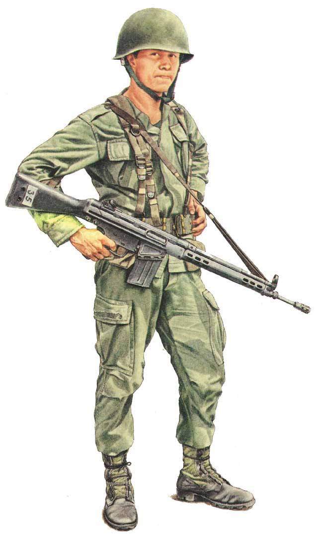 Soldado da Guarda Nacional da RDP.